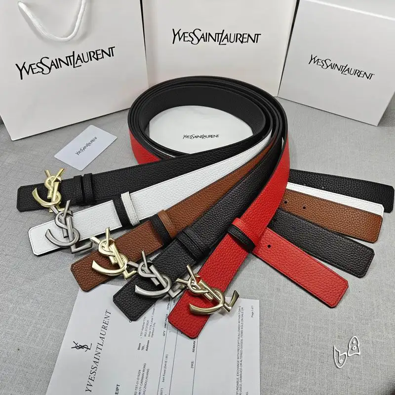 YSL belt 38mmX80-125cm lb082002